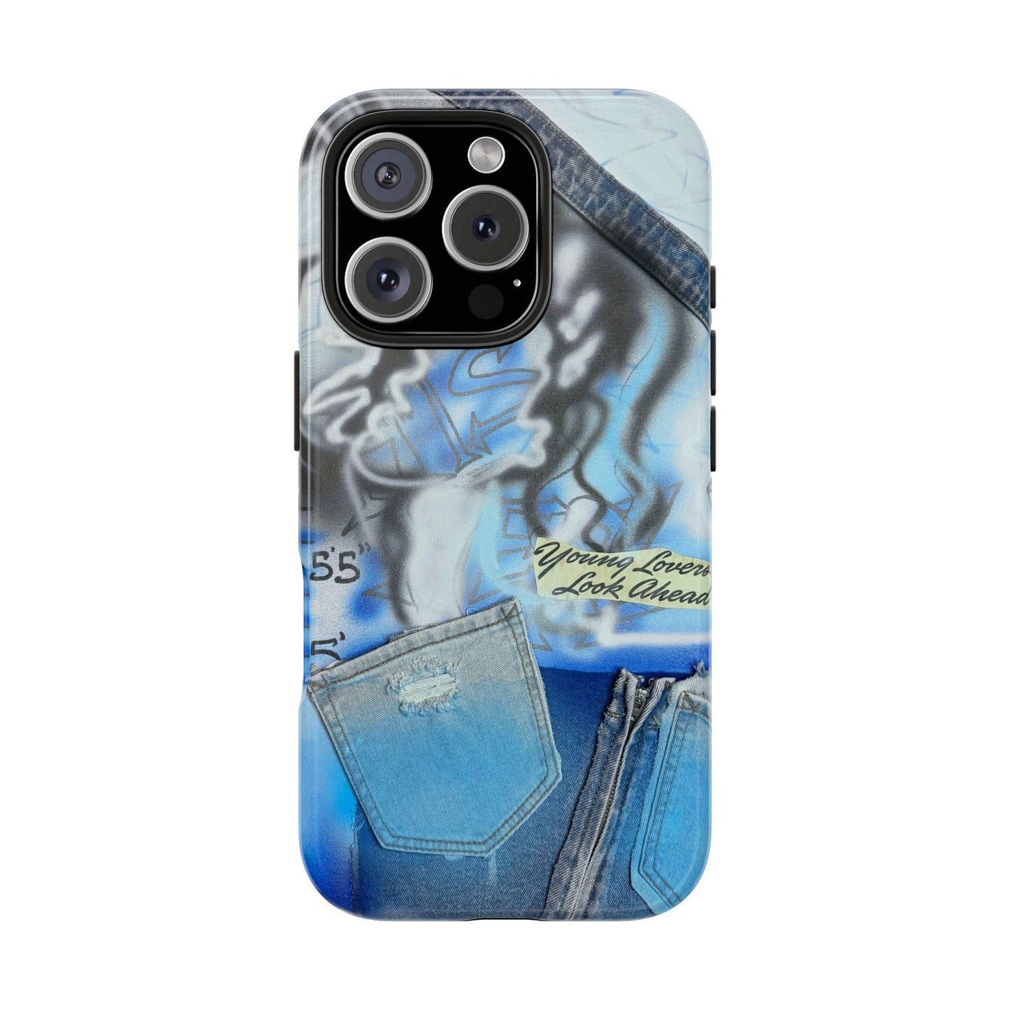 "young lovers" airbrush iPhone case