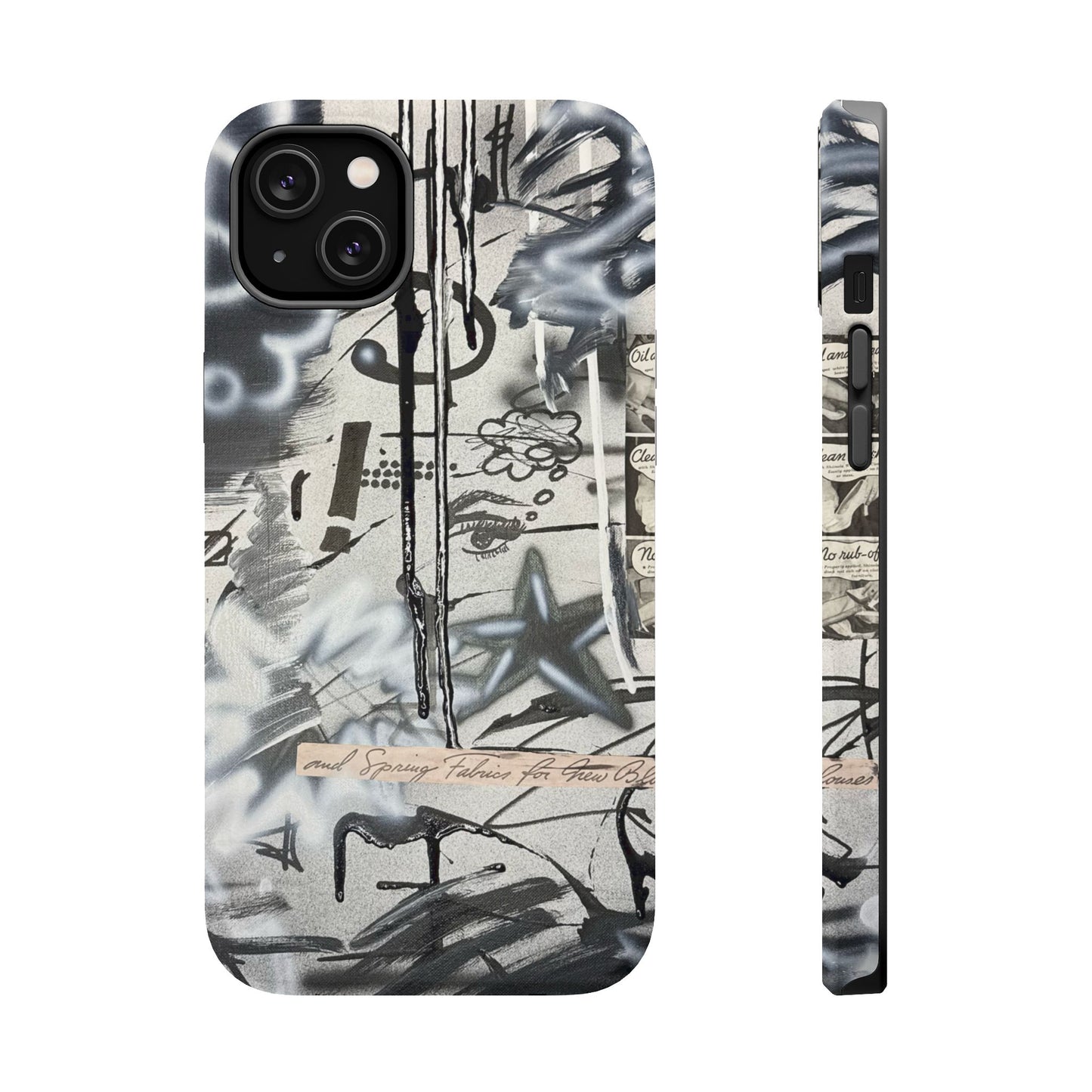 MagSafe "monochrome mood" airbrush iPhone case
