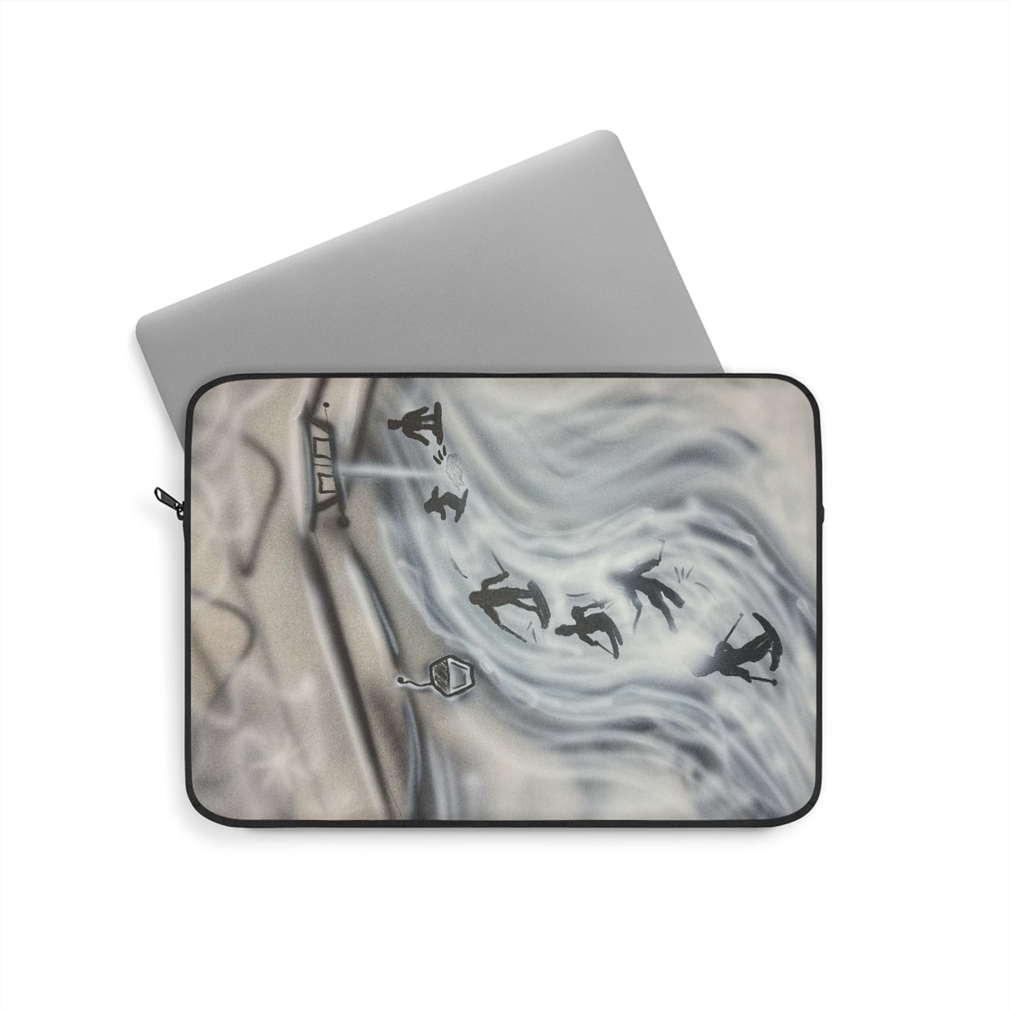 "arctic avalanche" airbrush laptop sleeve