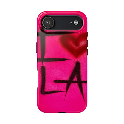 "I <3 LA" airbrush iPhone case