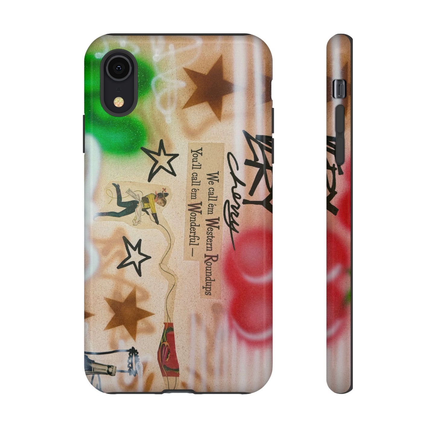 "very cherry" airbrush iPhone case