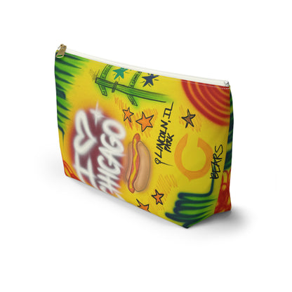 "chicago" airbrush makeup pouch