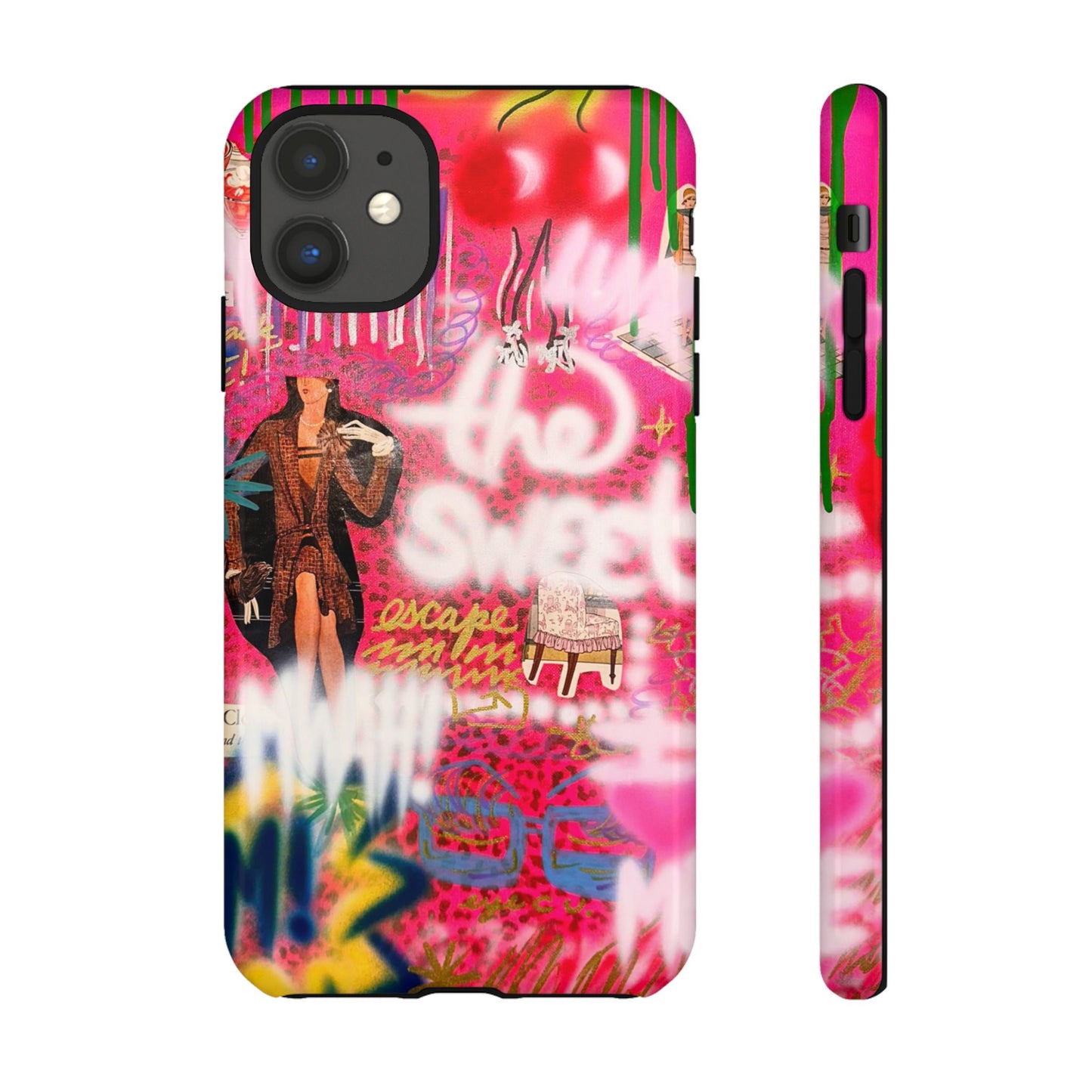 "sweet escape" airbrush iPhone case