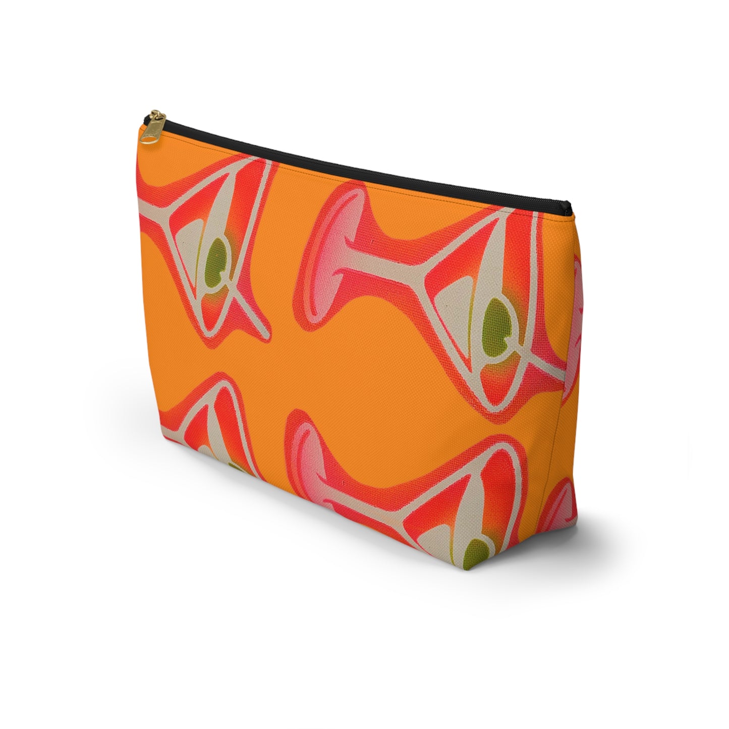 "shaken, not stirred" airbrush makeup pouch