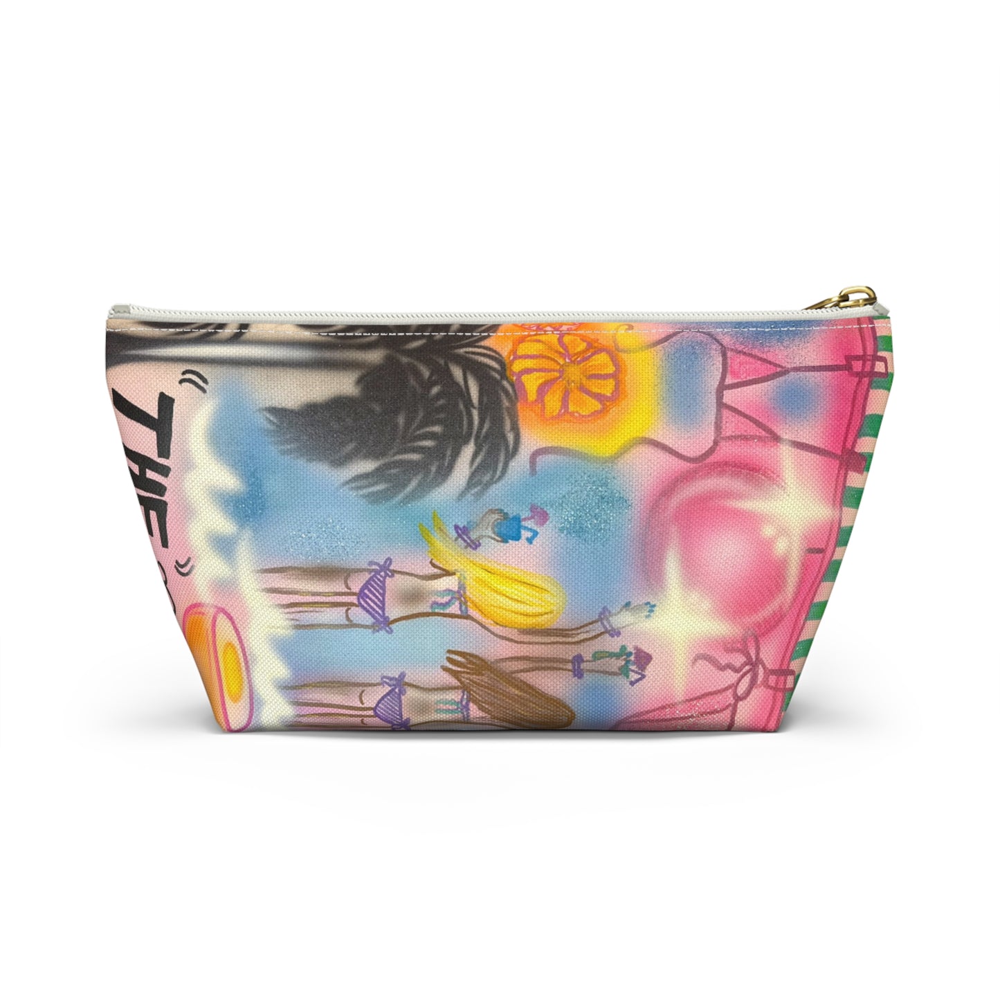 "kinis & tinis" airbrush makeup pouch