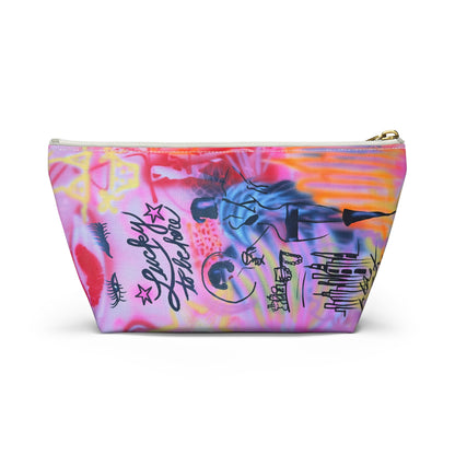 "spring in the city" airbrush makeup pouch