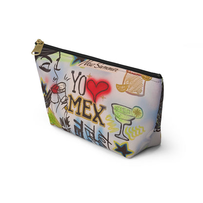 "salted lime" airbrush makeup pouch