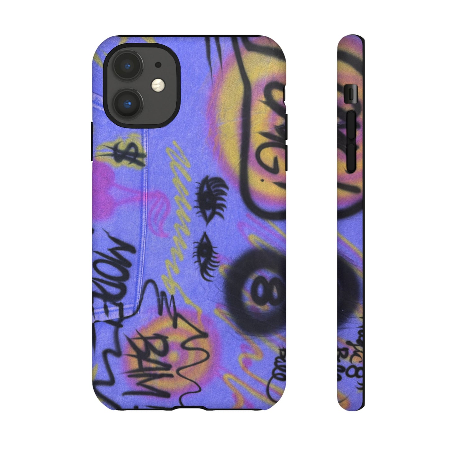 "eye$ on lies" airbrush iPhone case