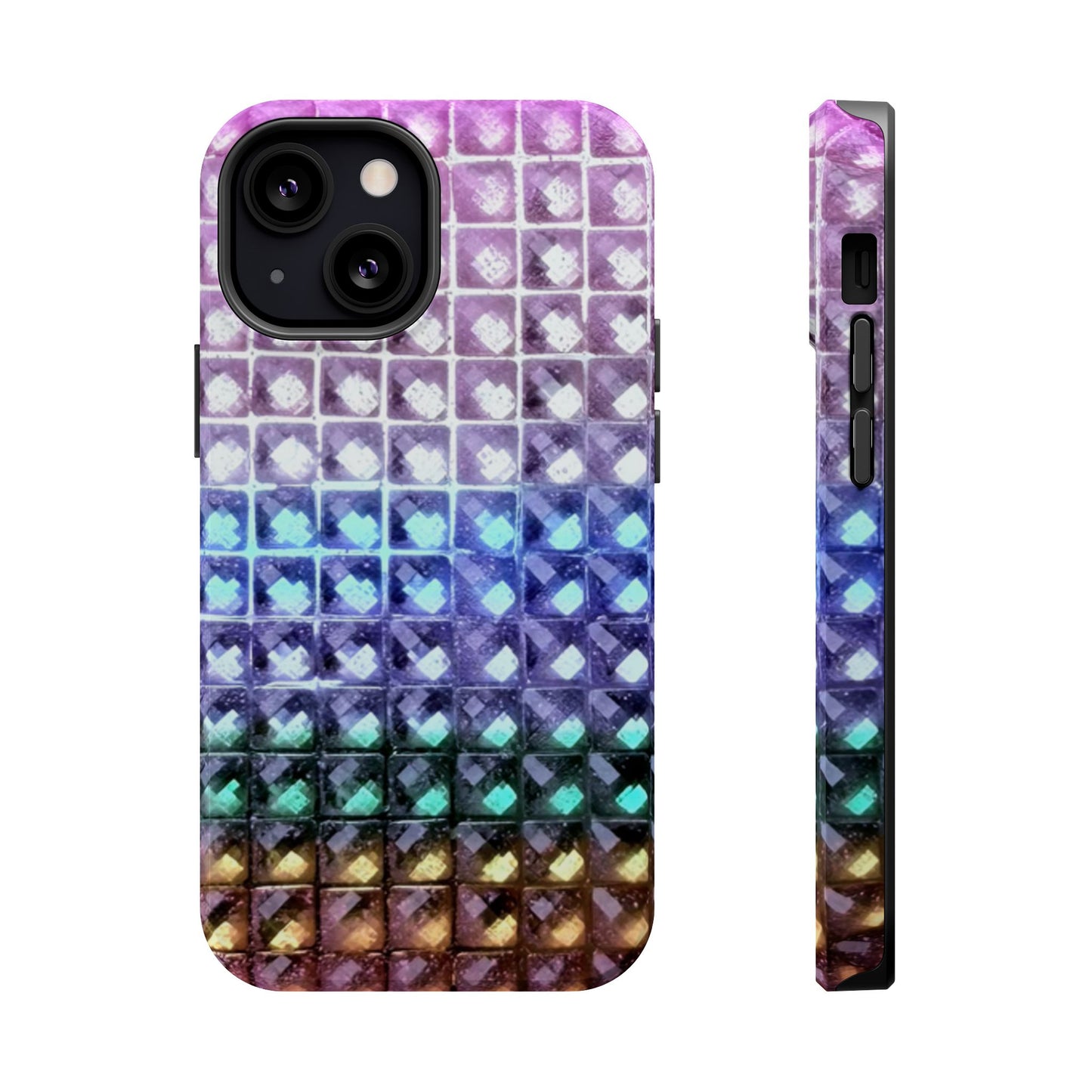 MagSafe "multicolor studs" airbrush iPhone case
