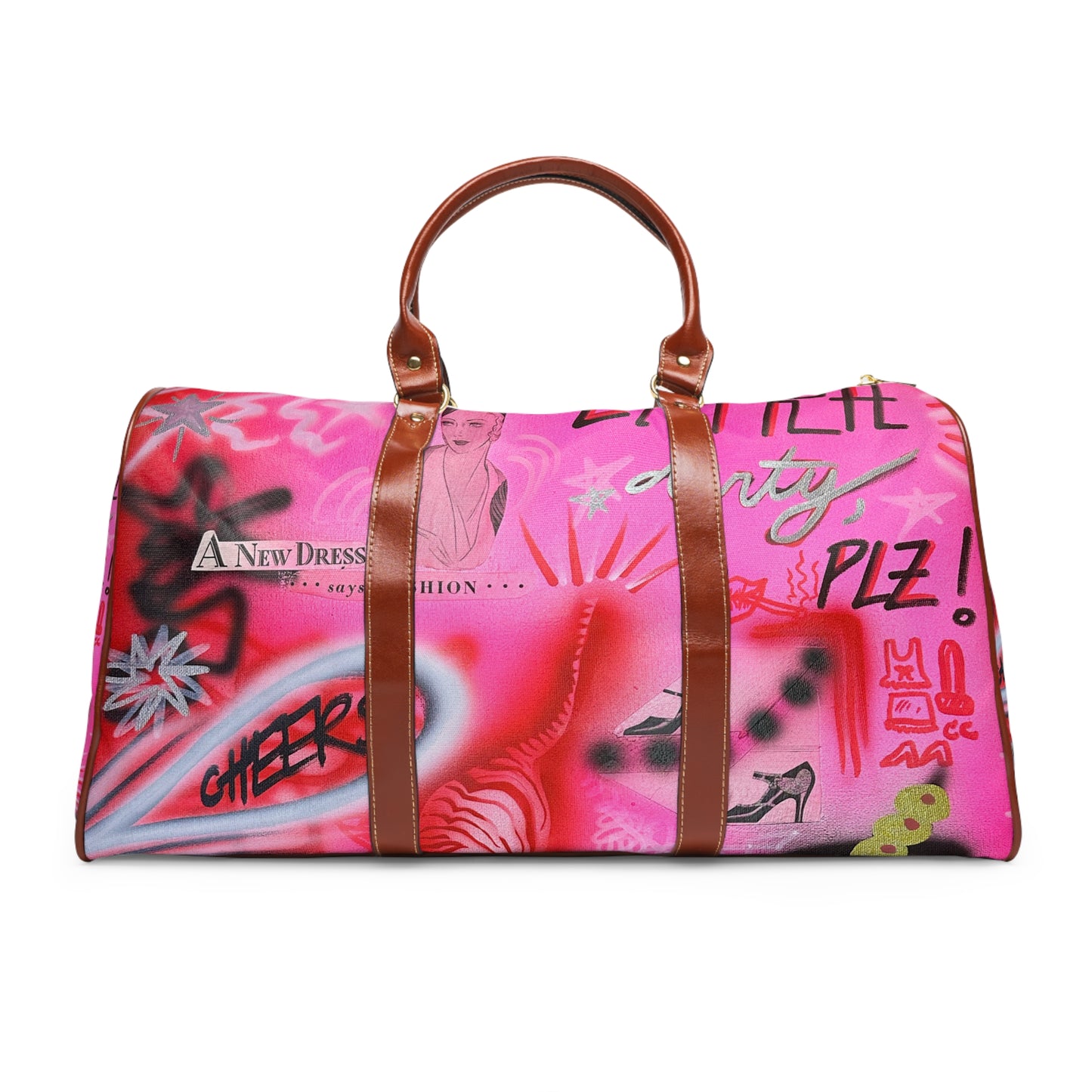 "extra dirty, plz" airbrush waterproof travel bag