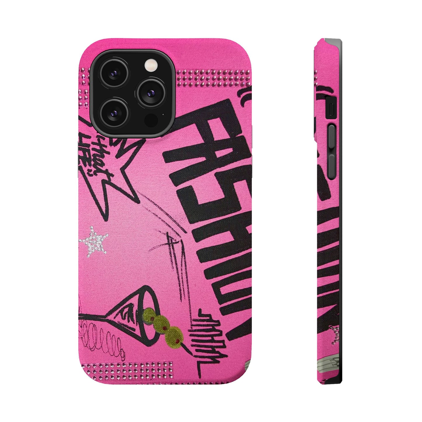 MagSafe "high fashion pt. 2" airbrush iPhone case