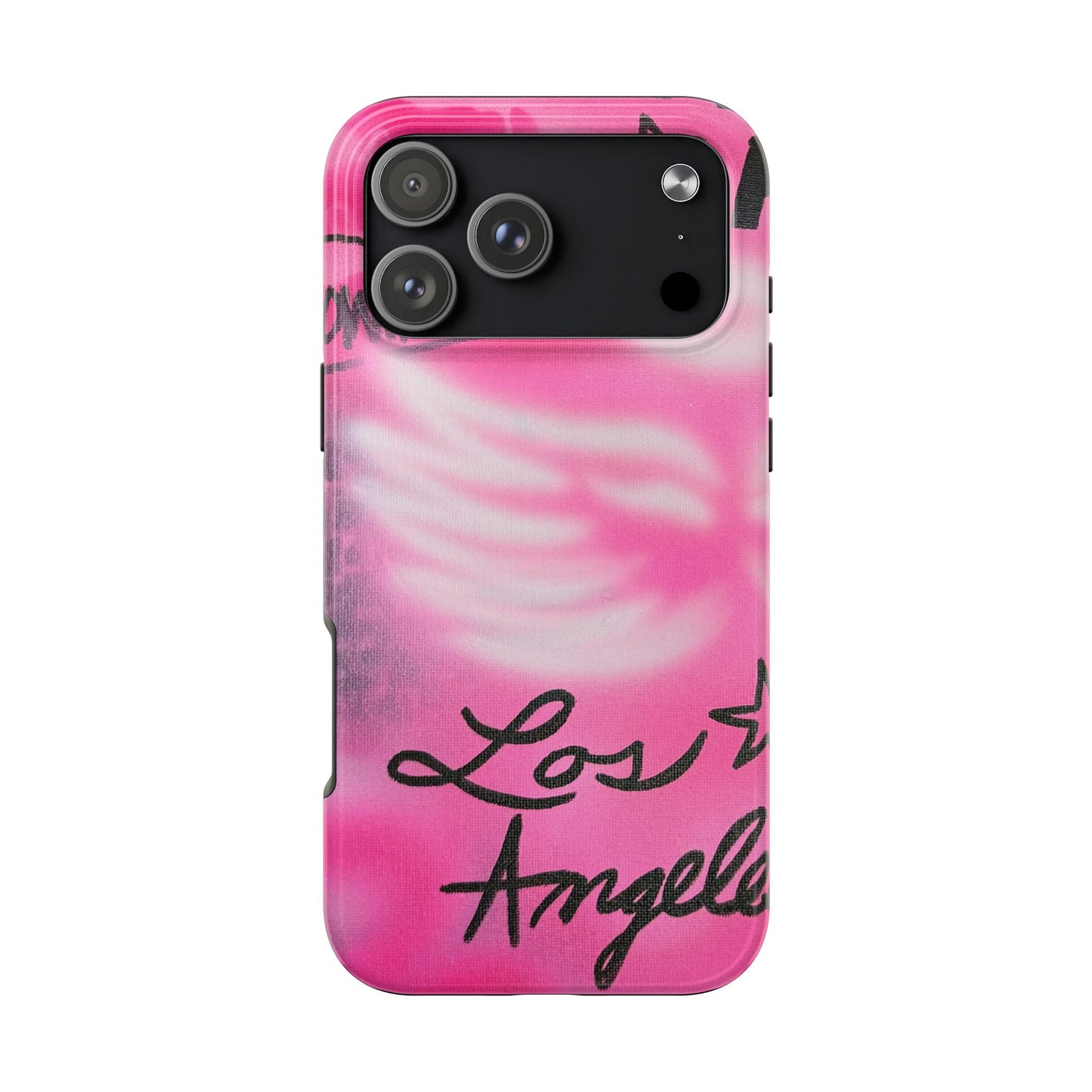 "pink angel wings" airbrush iPhone case