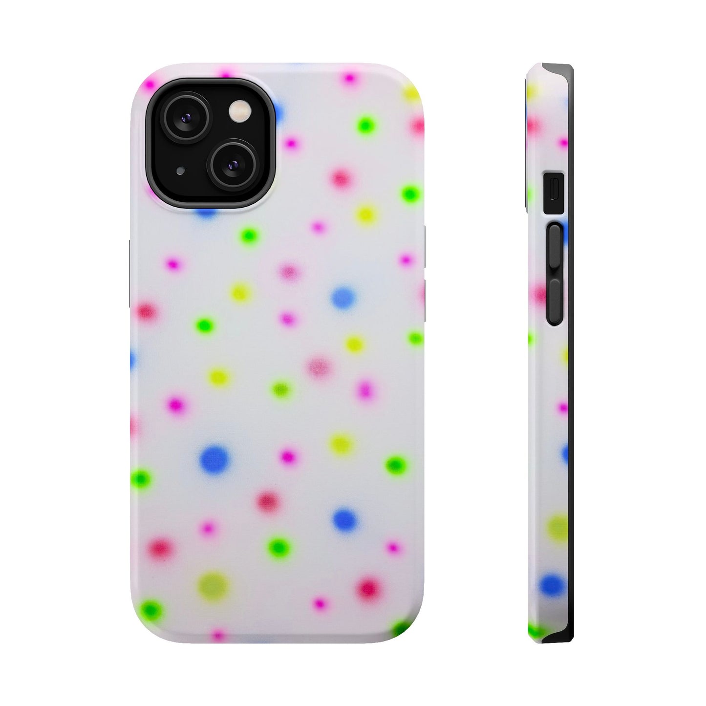 MagSafe "birthday cake polka dot" airbrush iPhone case