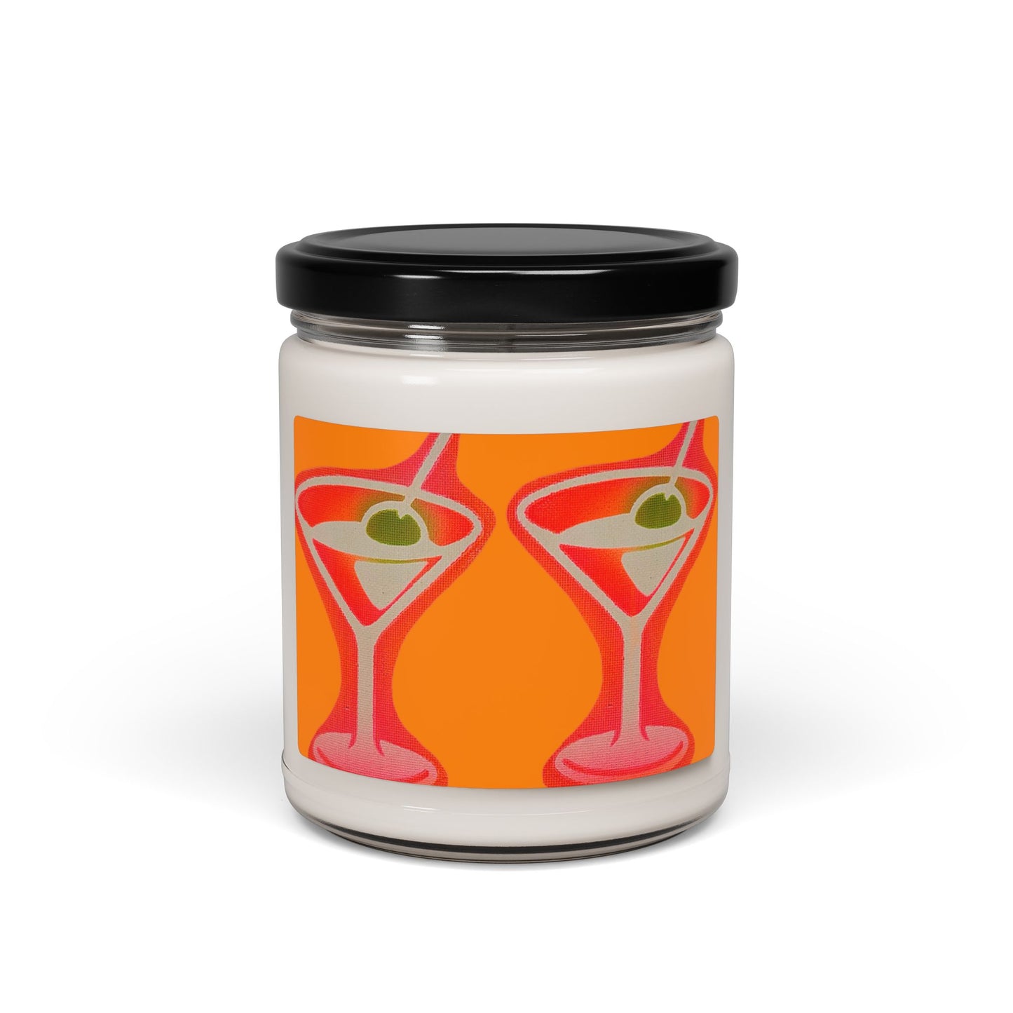 "shaken, not stirred" airbrush soy candle