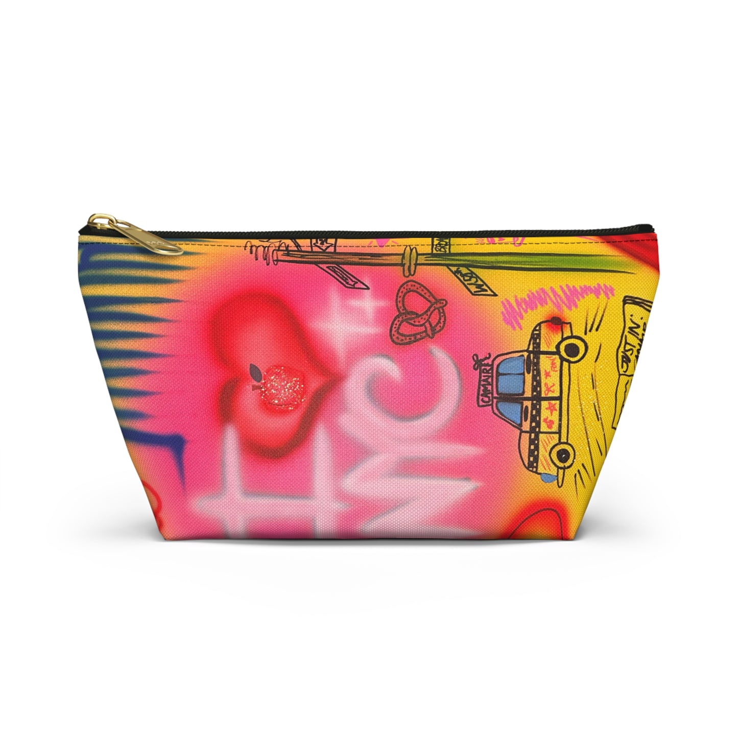 "in the city" airbrush makeup pouch