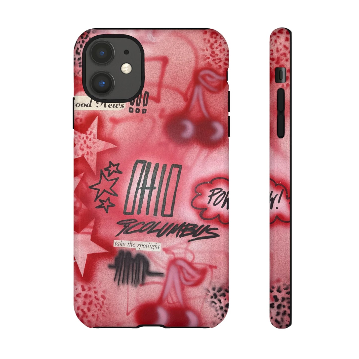 "columbus, ohio" airbrush iPhone case