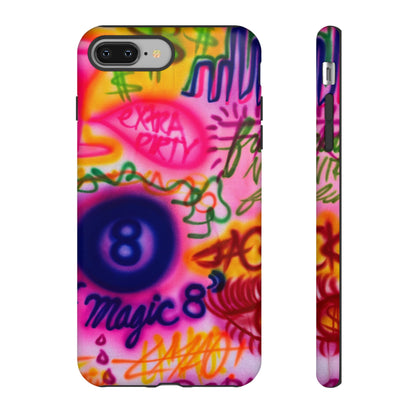 "colorful chaos" airbrush iPhone case