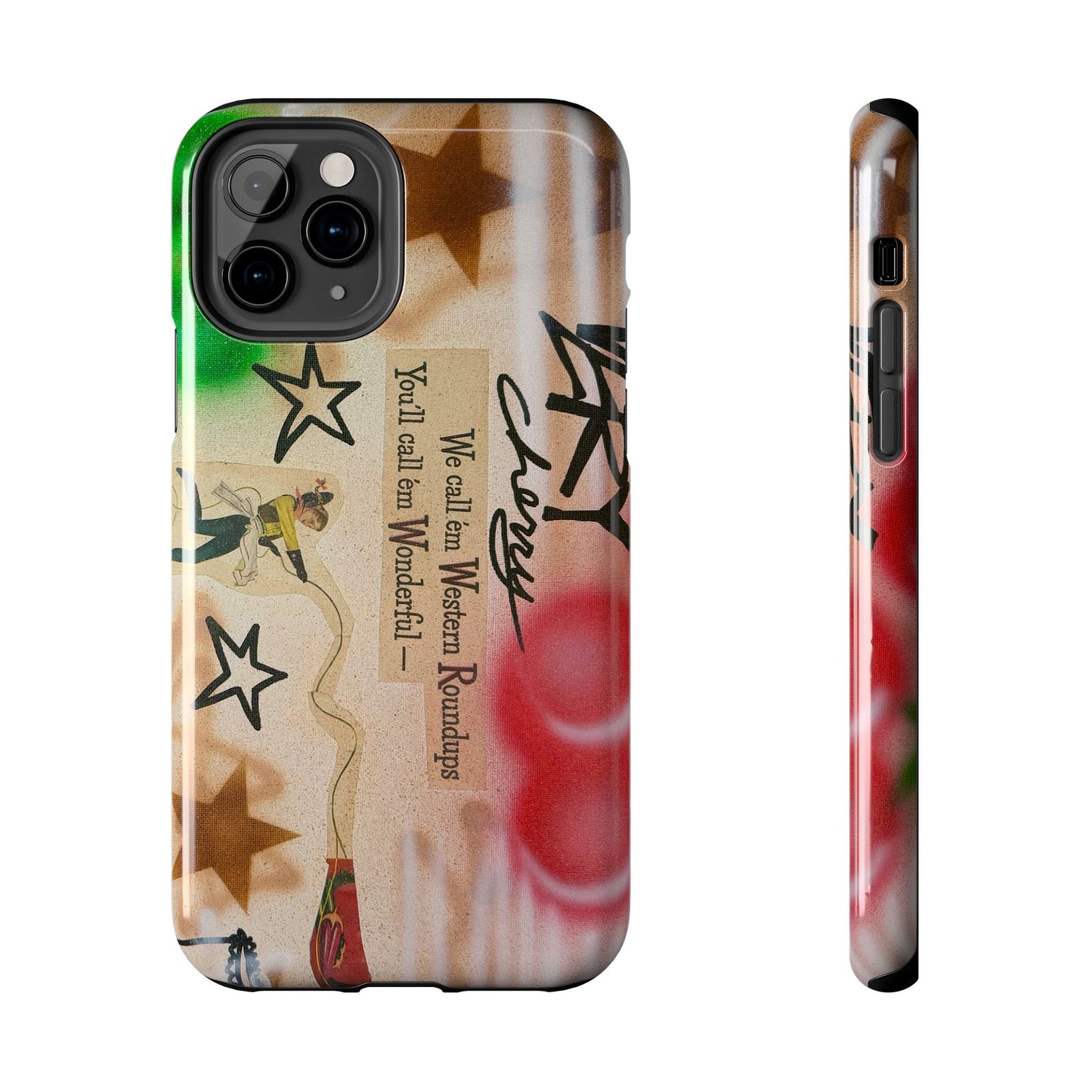 "very cherry" airbrush iPhone case