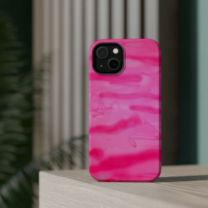 MagSafe "pink camo" airbrush iPhone case
