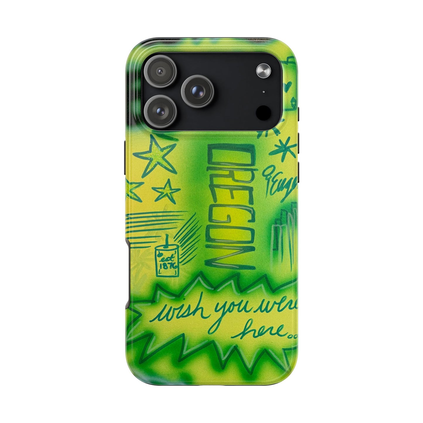 "oregon" airbrush iPhone case