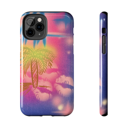 "glowy night" airbrush iPhone case