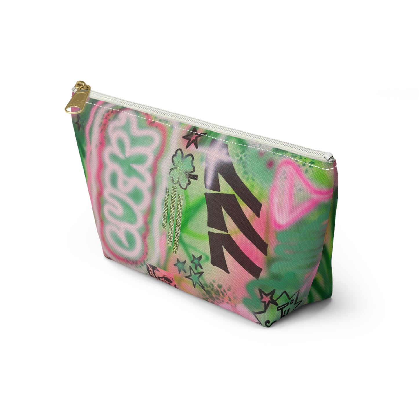 "so lucky" airbrush makeup pouch