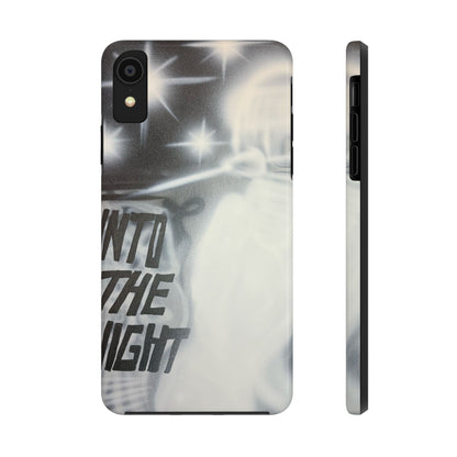 "into the night" airbrush iPhone case