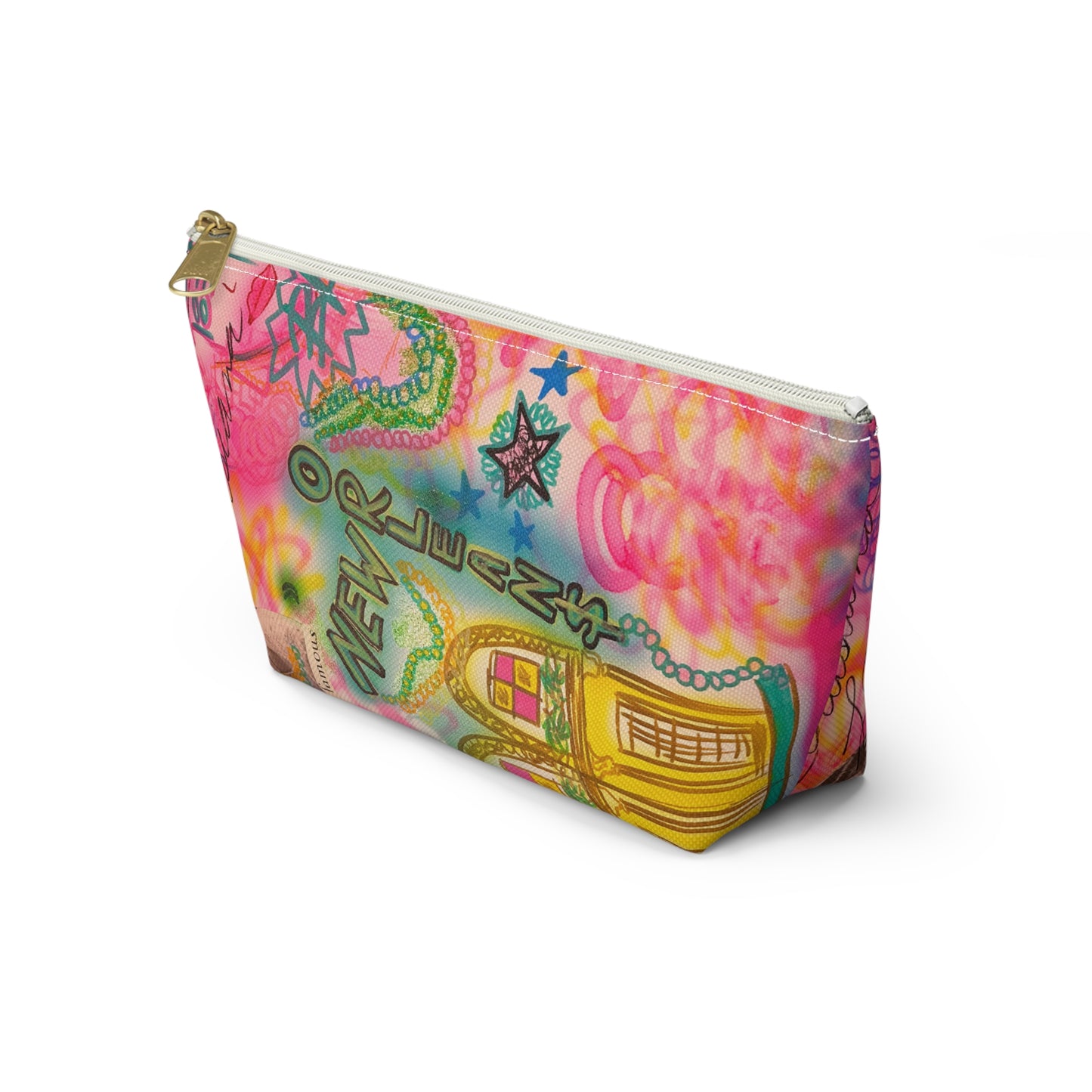 "new orleans" airbrush makeup pouch