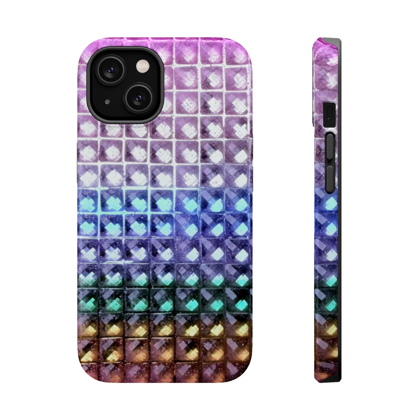 MagSafe "multicolor studs" airbrush iPhone case
