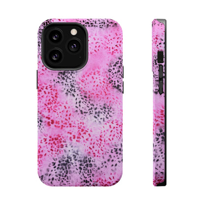 MagSafe "pink cheetah pt. 2" airbrush iPhone case