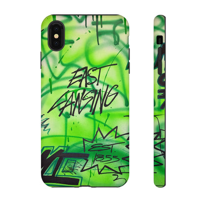 "east lansing, mi" airbrush iPhone case