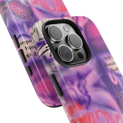 "mic check" airbrush iPhone case