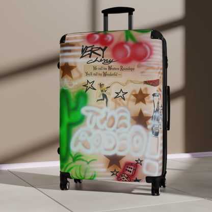 "the rodeo" airbrush suitcase