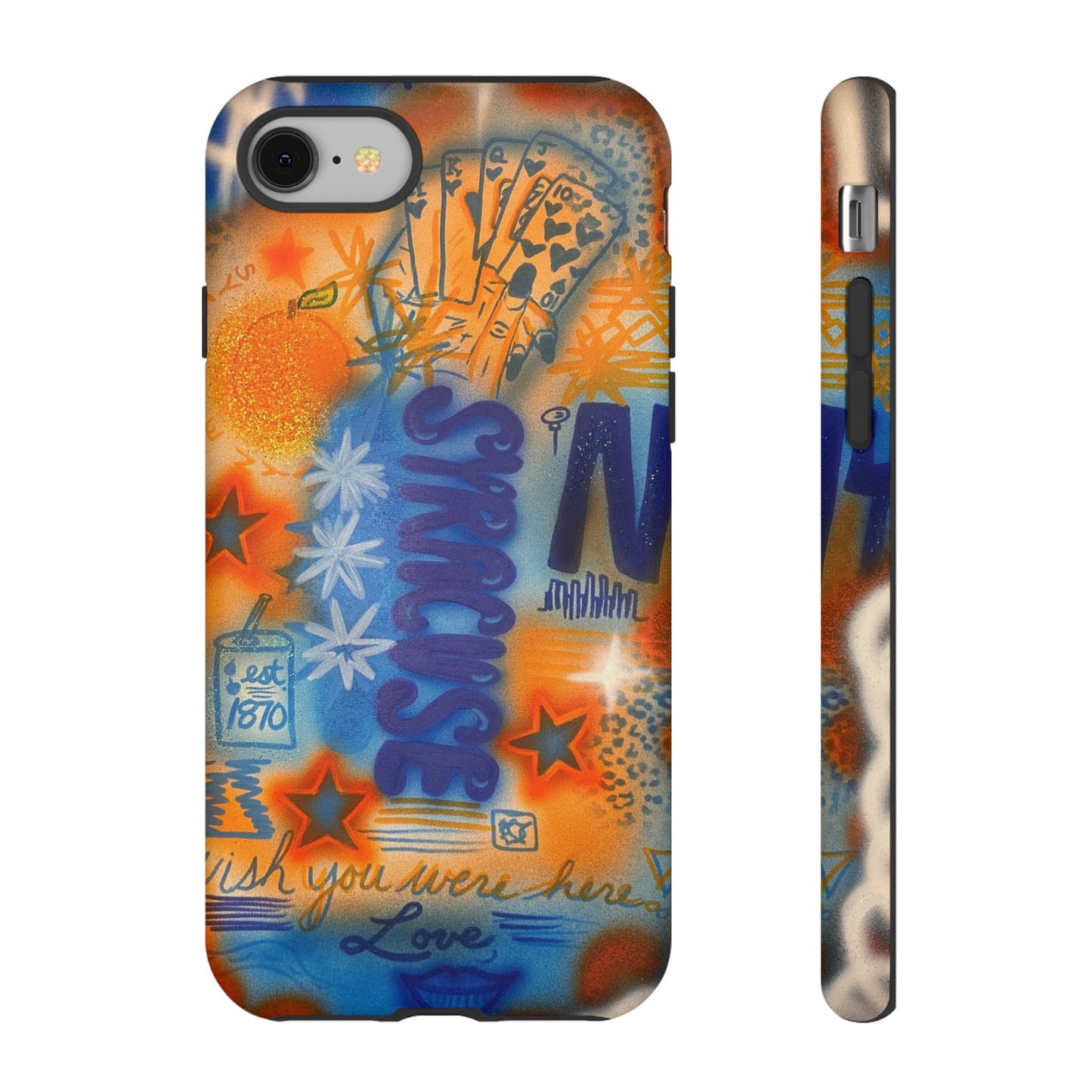 "syracuse, new york" airbrush iPhone case