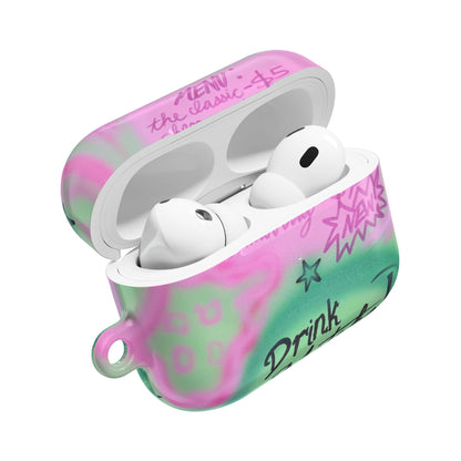 "matcha!" airbrush airpod cases