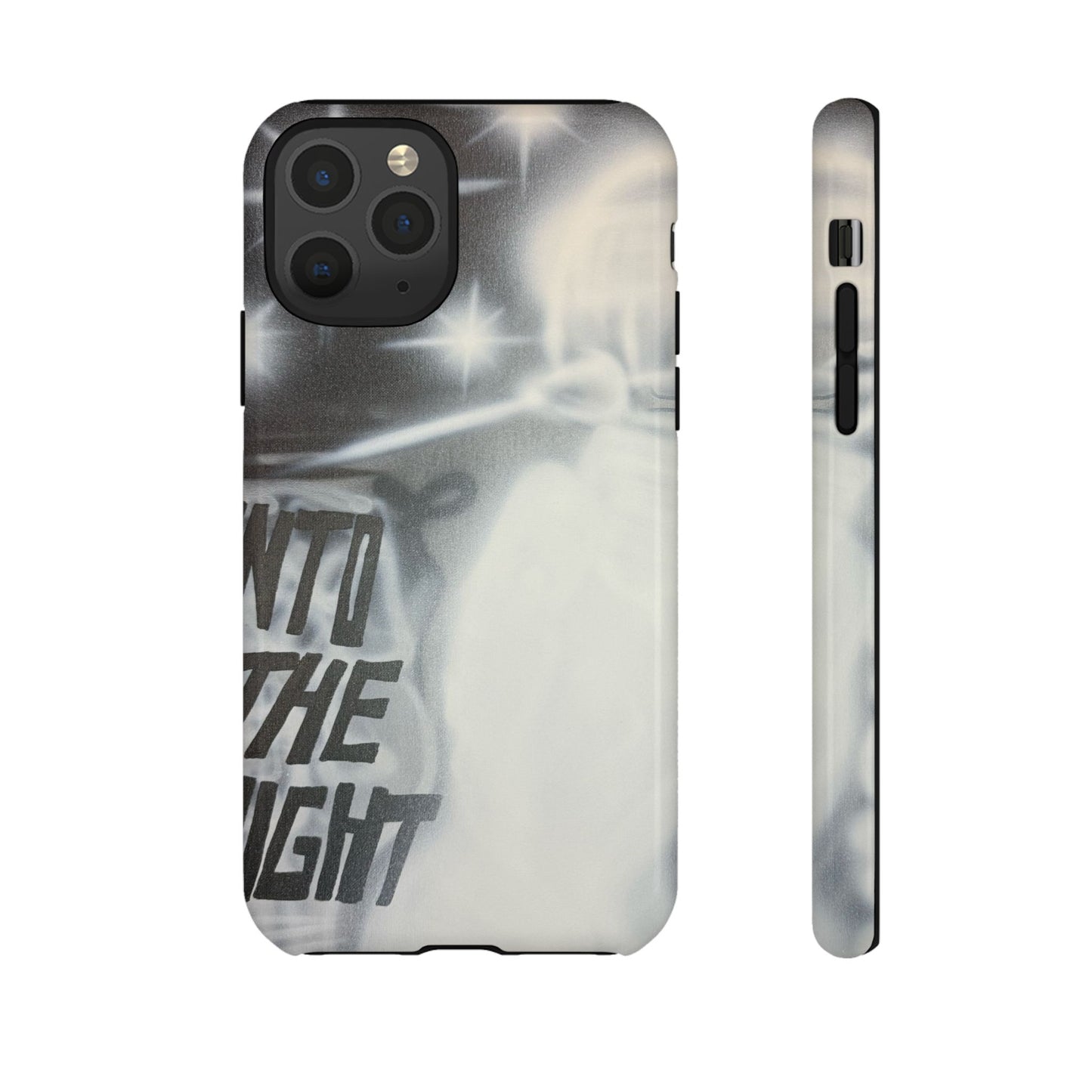 "into the night" airbrush iPhone case