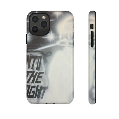 "into the night" airbrush iPhone case