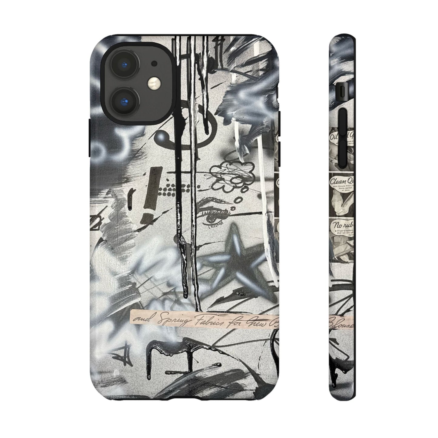 "monochrome mood" airbrush iPhone case