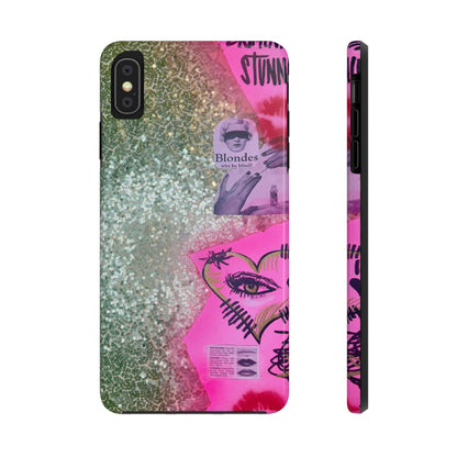 "glitter gloss" airbrush iPhone case