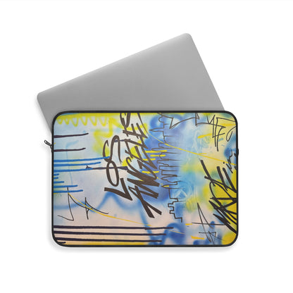 "los angeles" airbrush laptop sleeve
