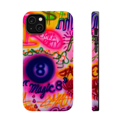 MagSafe "colorful chaos" airbrush iPhone case