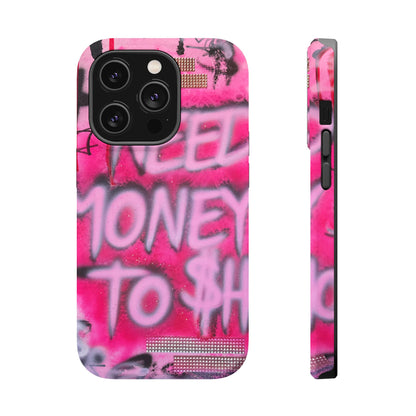 MagSafe "need $$ to shop" airbrush iPhone case