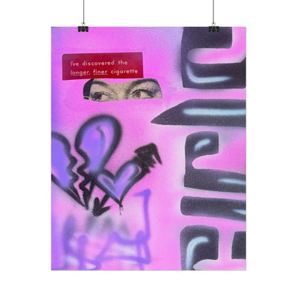 "purple princess" airbrush rolled print