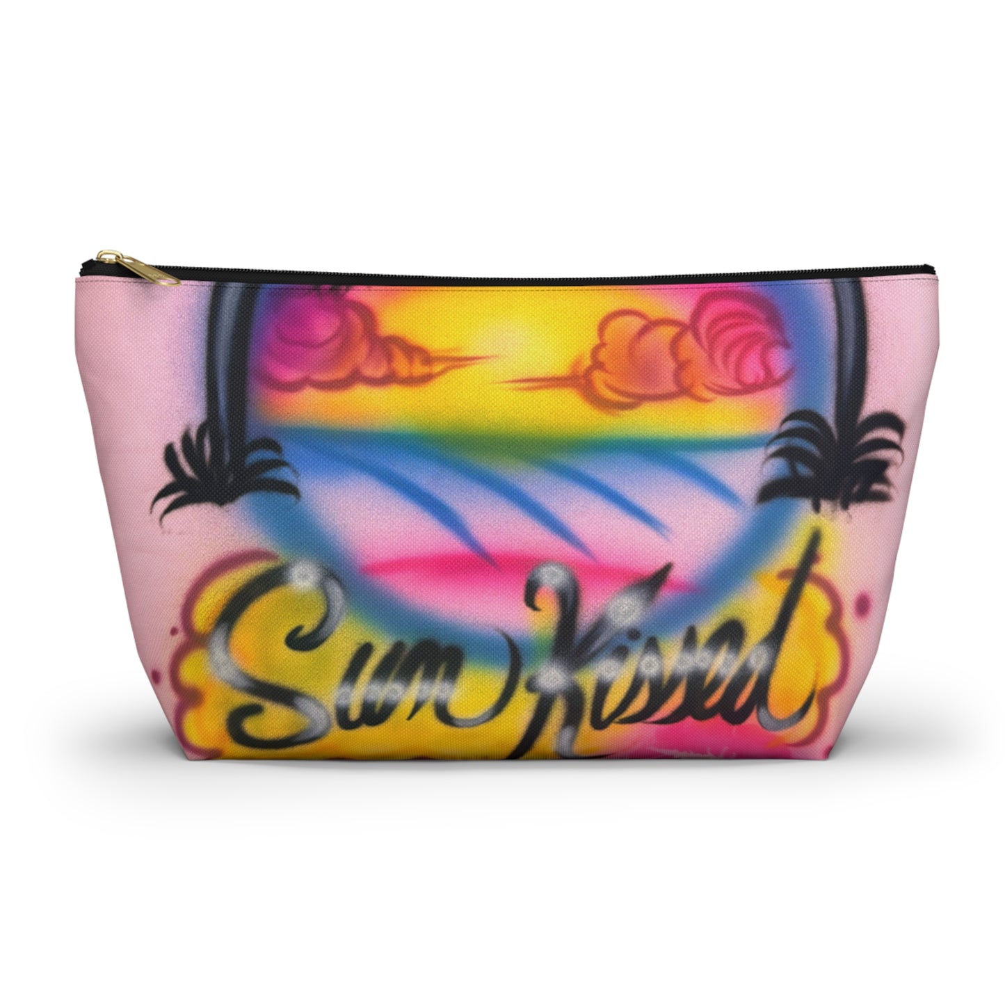 "sunkissed" airbrush makeup pouch