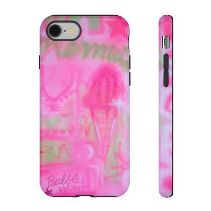 "miami matcha" airbrush iPhone case