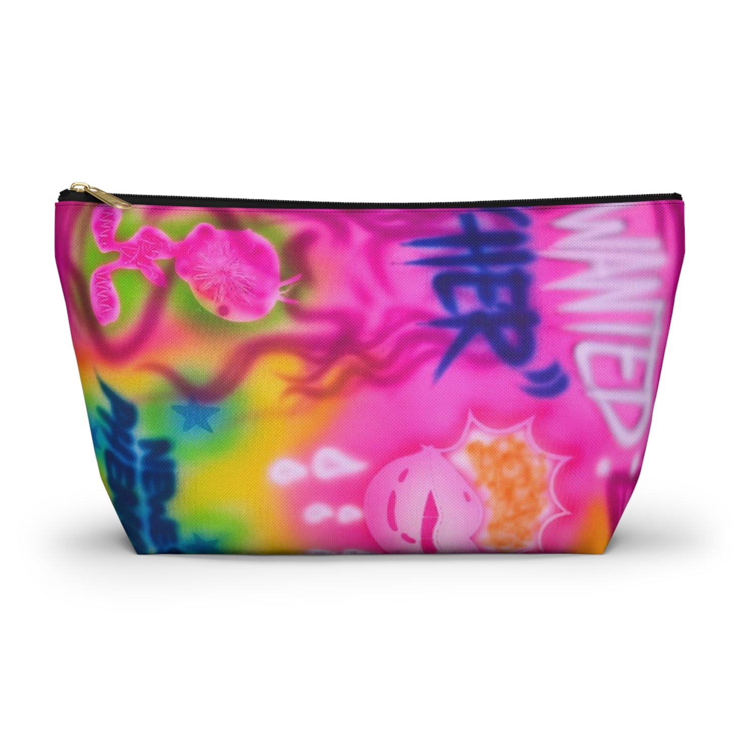 "wanted" airbrush makeup pouch