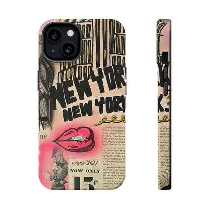 MagSafe "new york, new york" airbrush iPhone case