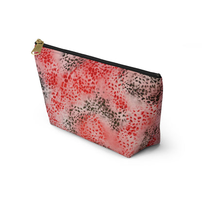 "red cheetah" airbrush makeup pouch