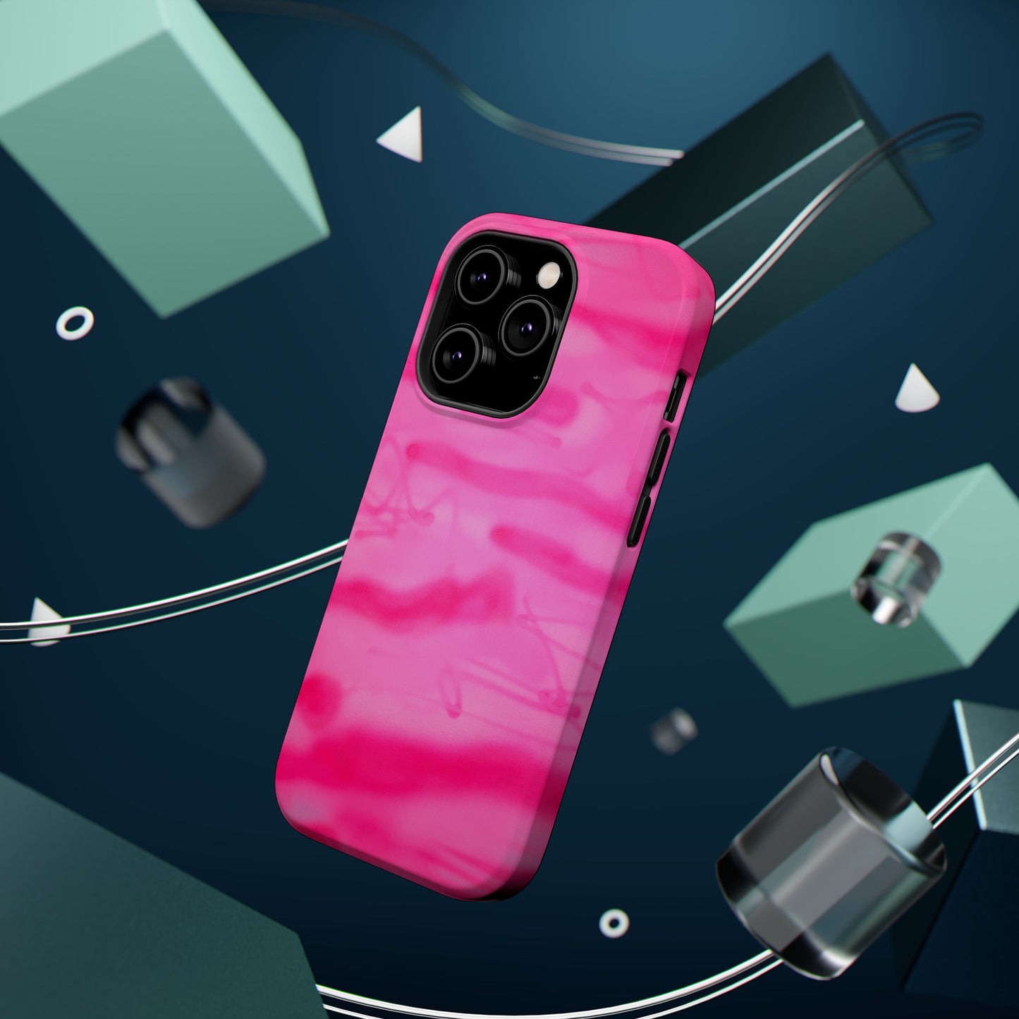 MagSafe "pink camo" airbrush iPhone case