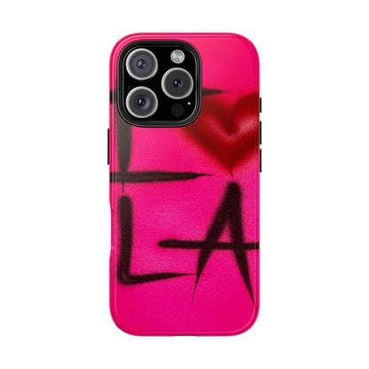 "I <3 LA" airbrush iPhone case